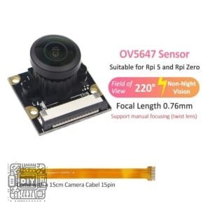 RP 5MP OV5647 MF220 Camera Module