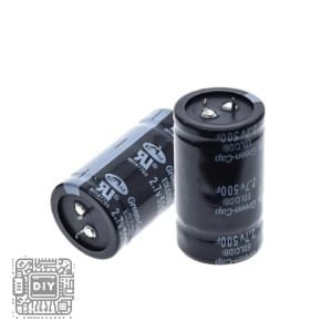 2.7V 500F Supercapacitor 35x60mm