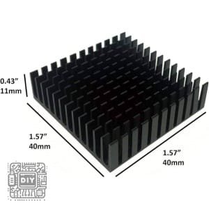 40x40x11mm Aluminum Chip Heatsink