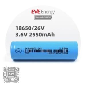EVE 18650 2550mAh Battery