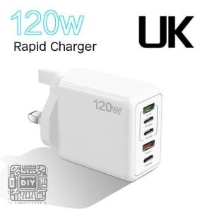 PD 120W Multi Port USB Charger
