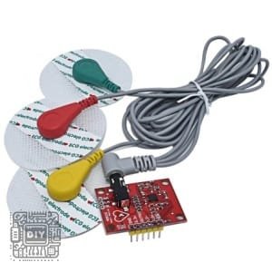 AD8232 ECG Sensor Module Kit