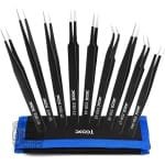 9PC ESD Safe Tweezers Set