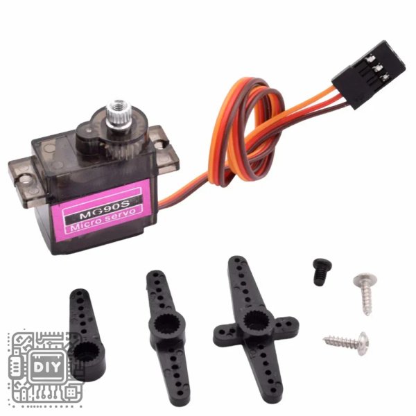 MG90S 180° Plastic Gear Servo - DIYStoreiq.com