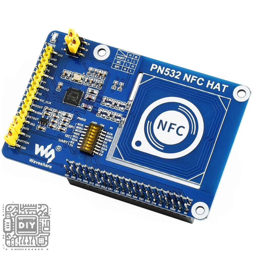 PN532 NFC/RFID HAT for Raspberry Pi - DIYStoreiq.com