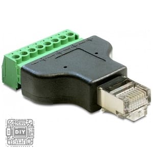 RJ45 to Screw Terminal Adapter