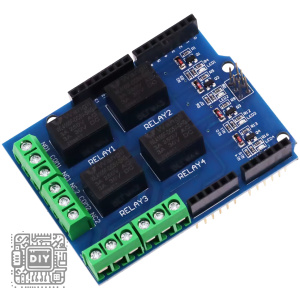4-Channel 5V Relay Shield for Arduino Uno
