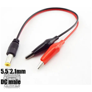 DC to Alligator Clips Test Cable-Male