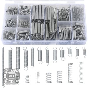 Galvanized Steel Spring Assortment 200pc - DIYStoreiq.com