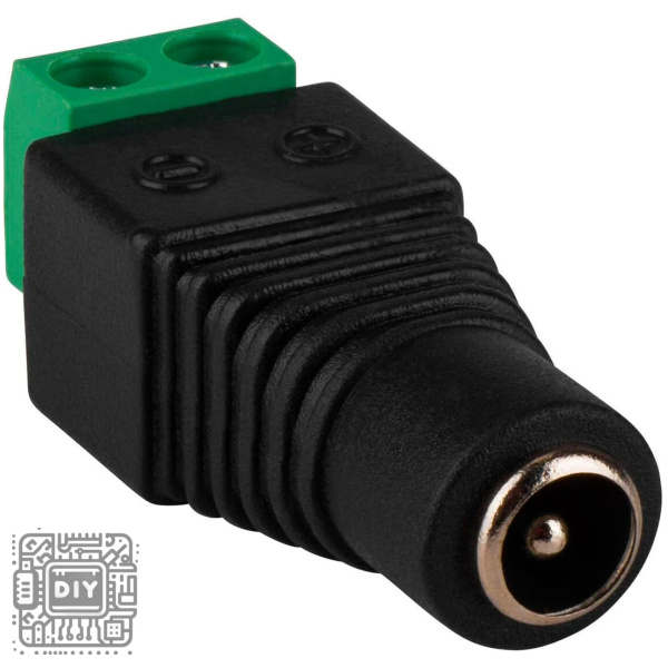 55x21mm DC Female Screw Terminal Socket 10A - DIYStoreiq.com