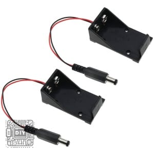 9V Battery Holder with DC Terminal Plug - DIYStoreiq.com