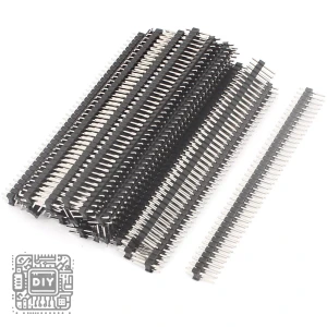 Black Color Pin Header Double Row 2x40
