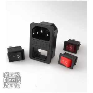 Panel Mount AC Socket Module