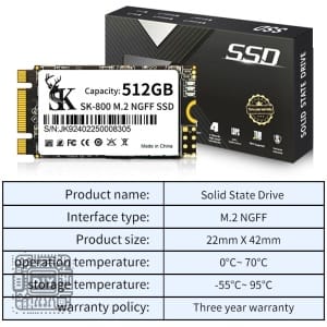 SK M2 NVMe 2242 128GB SSD