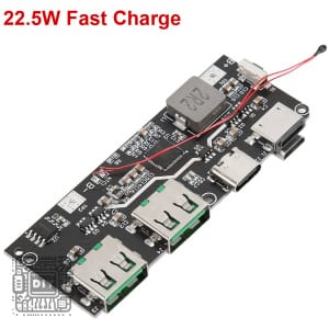 225W 5-Port QC4+ PD30 Fast Charging Power Bank Module - DIYStoreiq.com