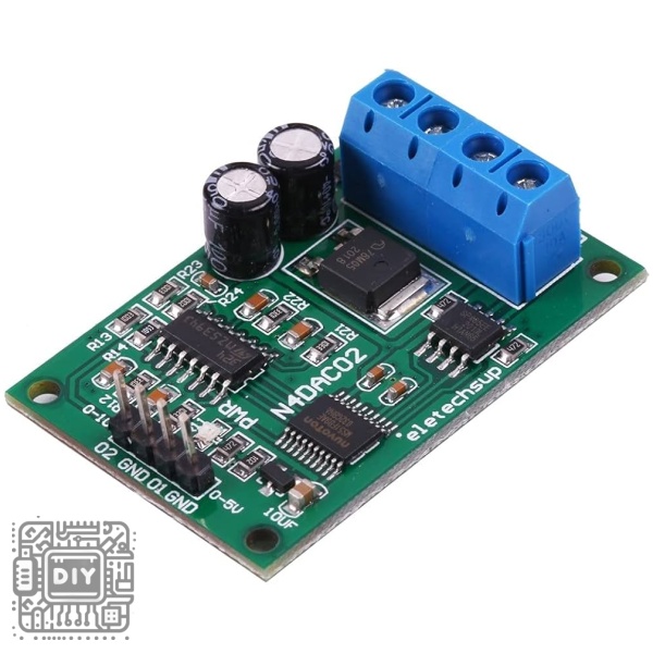 N4DAC02 2-Channel 0-5V 0-10V RS485 Modbus DAC Module-1 - DIYStoreiq.com