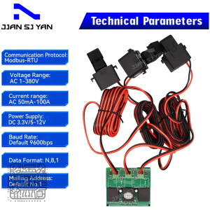 Three Phase Bidirectional Power Metering Module RS485 Modbus - DIYStoreiq.com